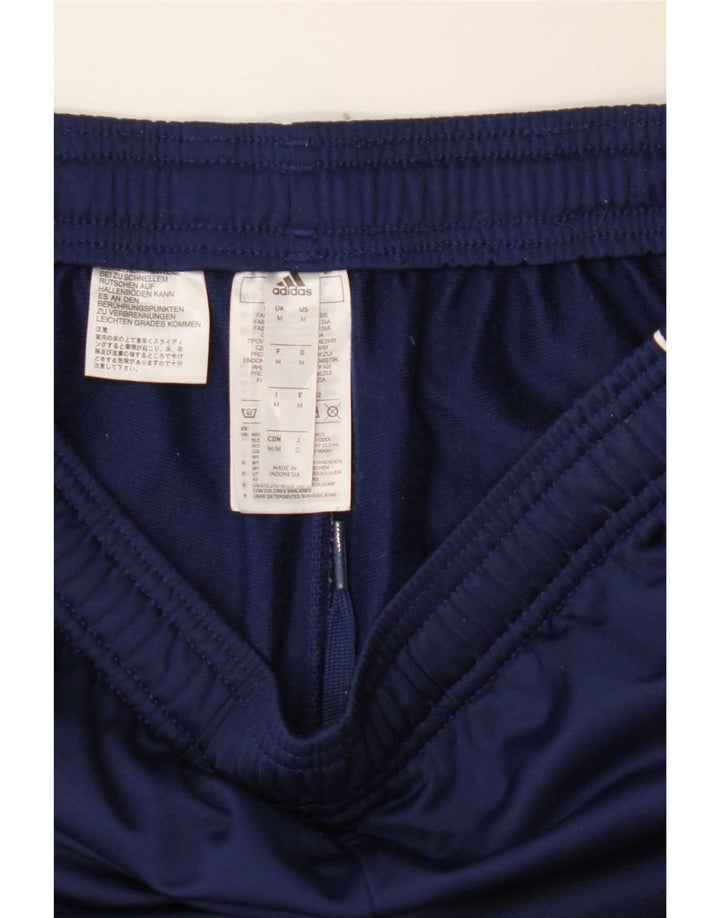 Pantaloni de trening Adidas pentru bărbați, poliester mediu albastru bleumarin