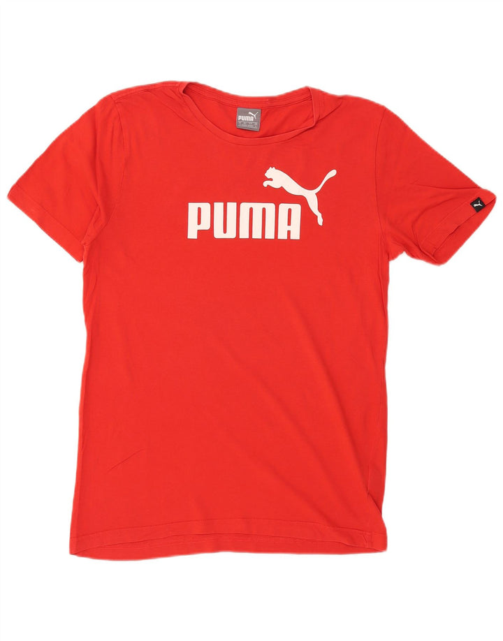 Tricou grafic Puma pentru bărbați Top mic, roșu, bumbac