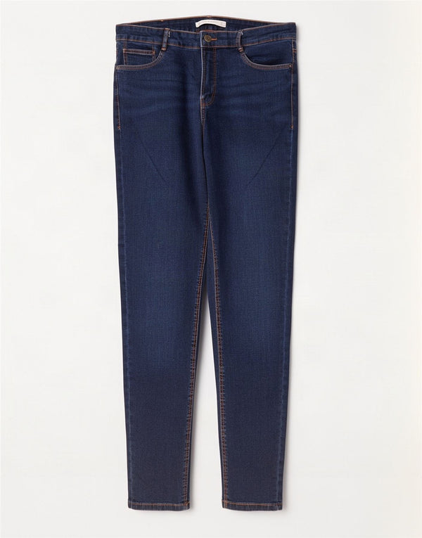 Zara Womens Trafaluc Skinny Jeans EU 42 Large W32 L28 Blue Cotton