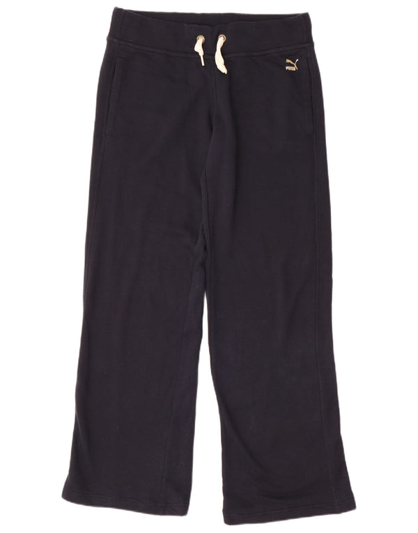 Pantaloni de trening Puma pentru femei cu picioare largi UK 18 XL bumbac bleumarin