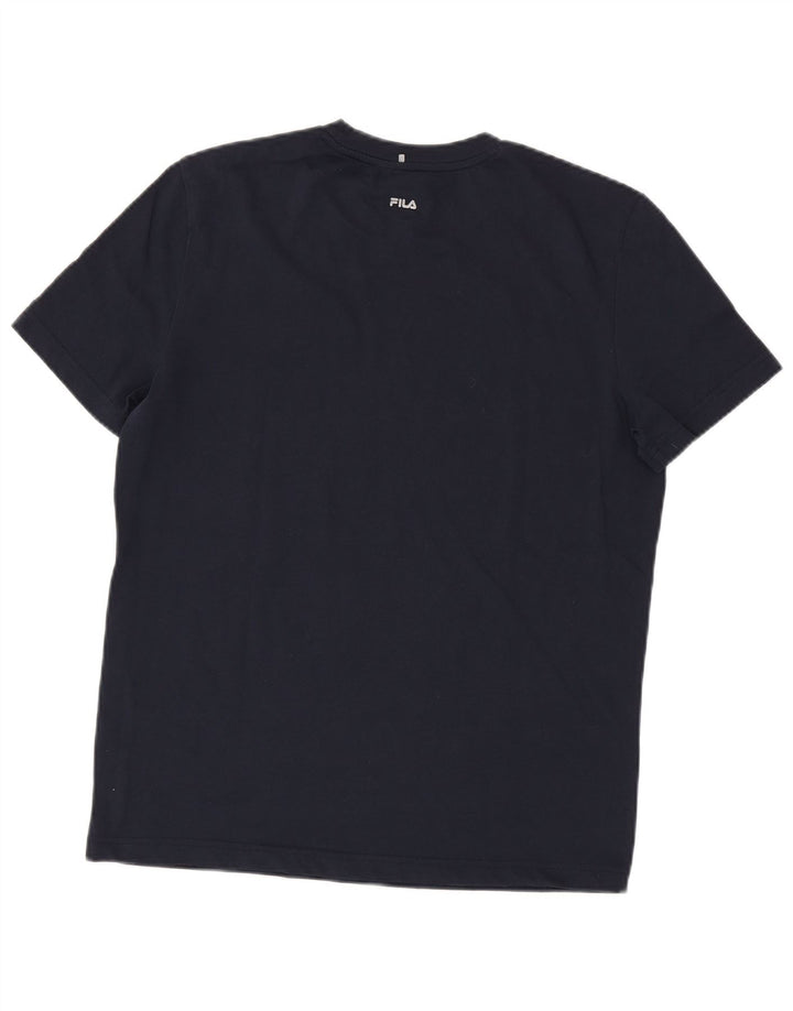 Tricou grafic pentru bărbați FILA Top Mic Bleumarin