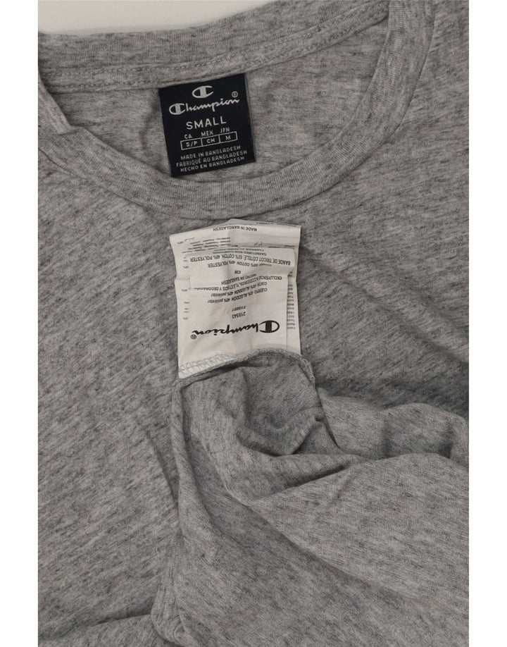 Tricou pentru bărbați Champion Top mic, gri, bumbac cu pete