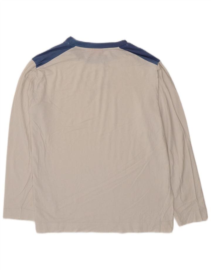 Tricou cu mânecă lungă Puma pentru bărbați, alb, color block