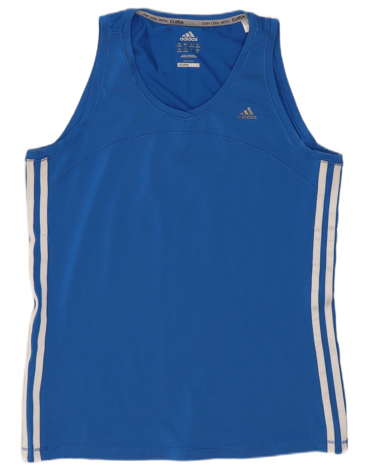 Adidas Climacool Vest Top pentru femei Marea Britanie 16/18 Poliester albastru mare
