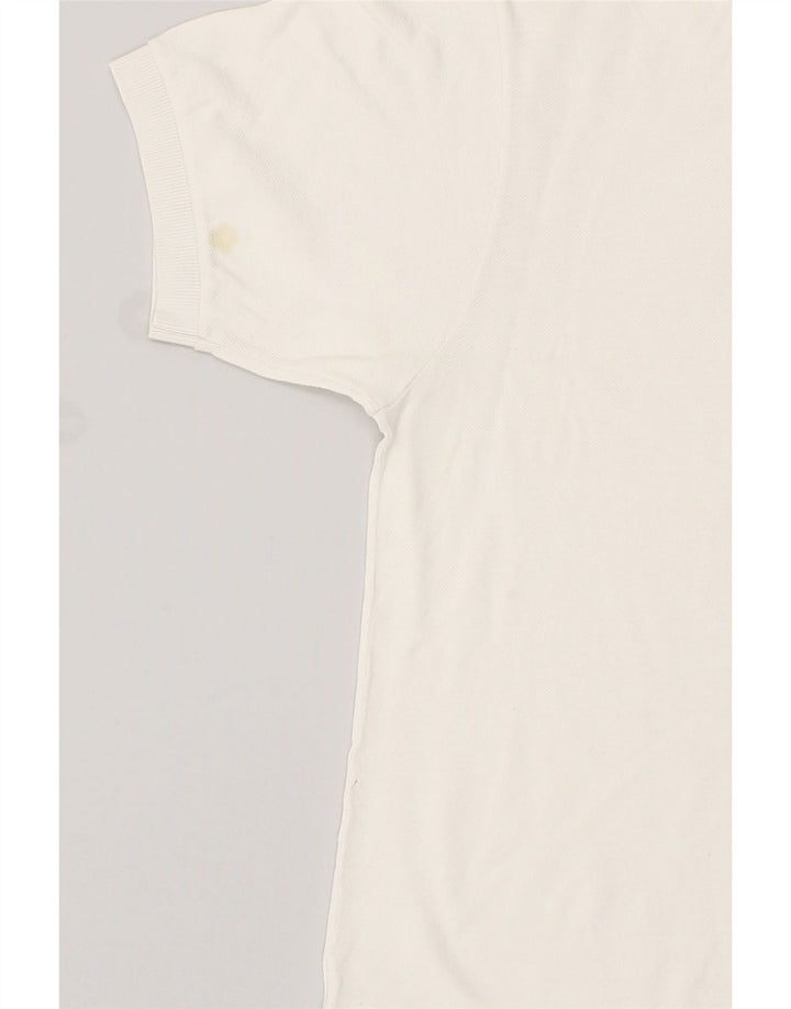 Tricou polo pentru bărbați LACOSTE Mărimea 3 Bumbac alb mic