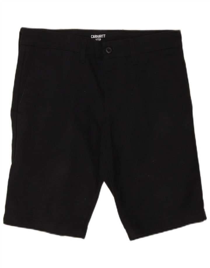 Pantaloni scurti chino pentru bărbați Carhartt W29, bumbac mediu negru