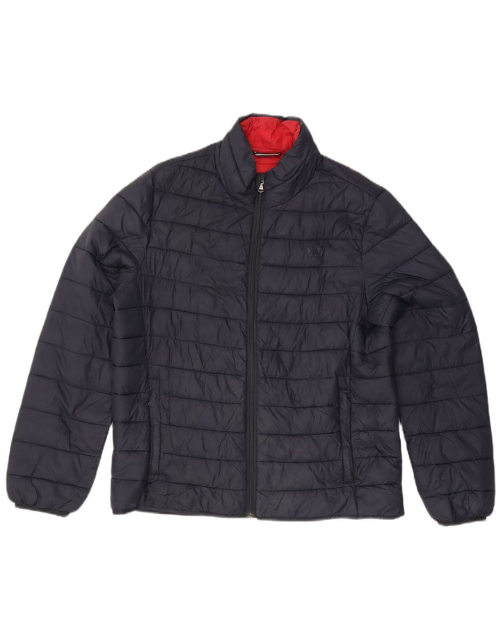 CREW CLOTHING Jachetă căptușită pentru bărbați UK 38 Medium Navy Blue Marine