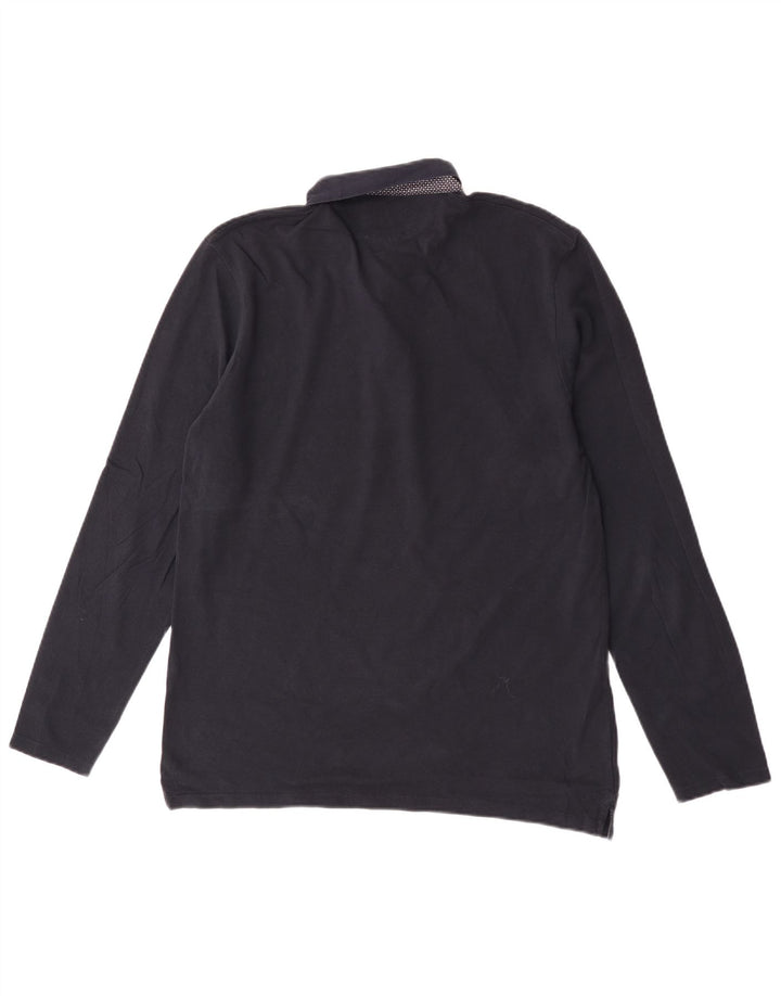 Cămașă polo cu mânecă lungă pentru bărbați Zara, mare, bleumarin