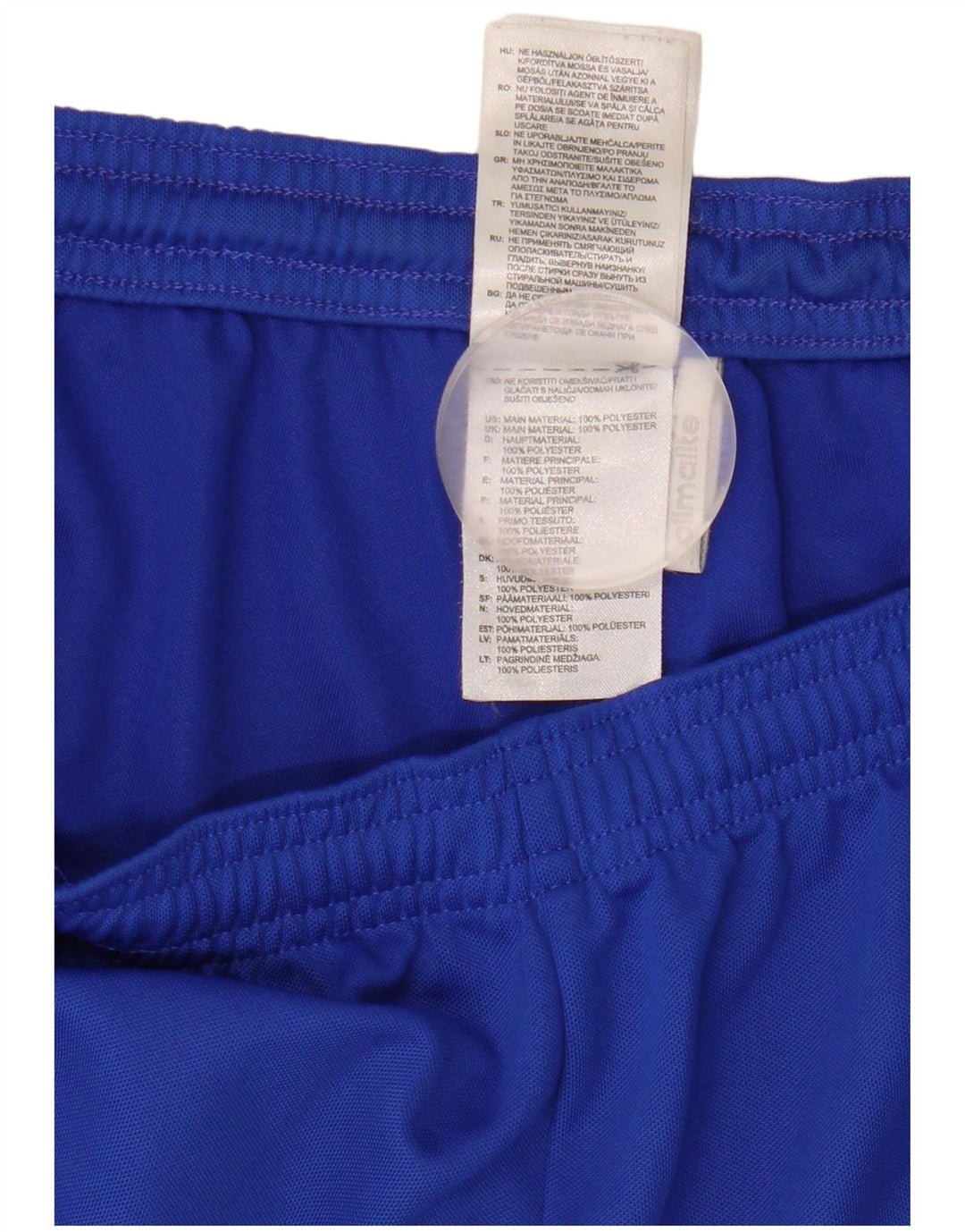 Pantaloni scurți sport pentru bărbați Adidas Climalite, poliester albastru mediu