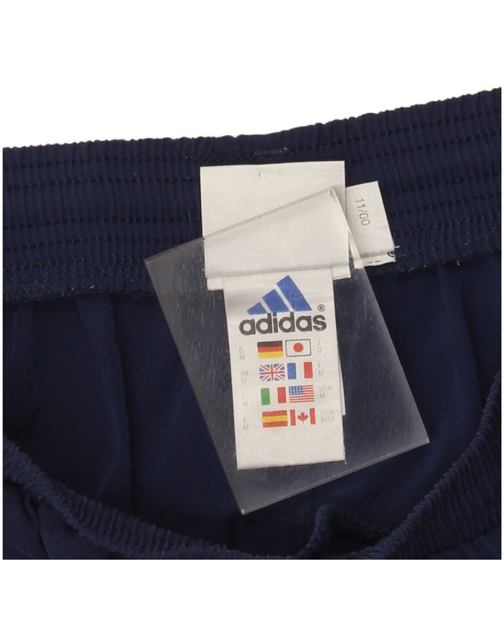 Pantaloni scurți sport Adidas pentru bărbați, poliester mediu bleumarin