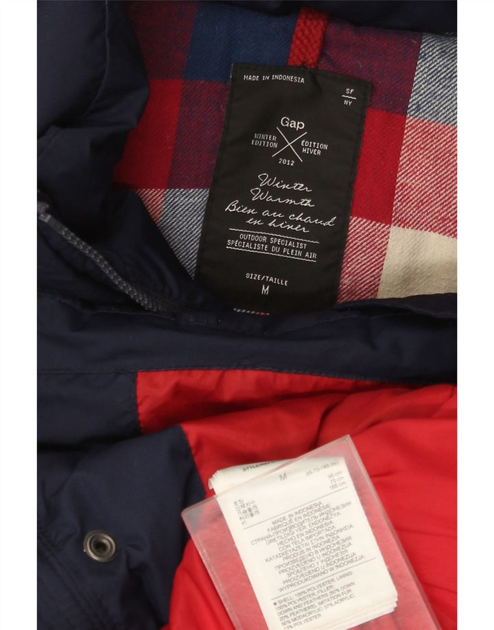 Gap Gilet căptușit cu glugă pentru femei UK 14 Medium Bleumarin Poliester
