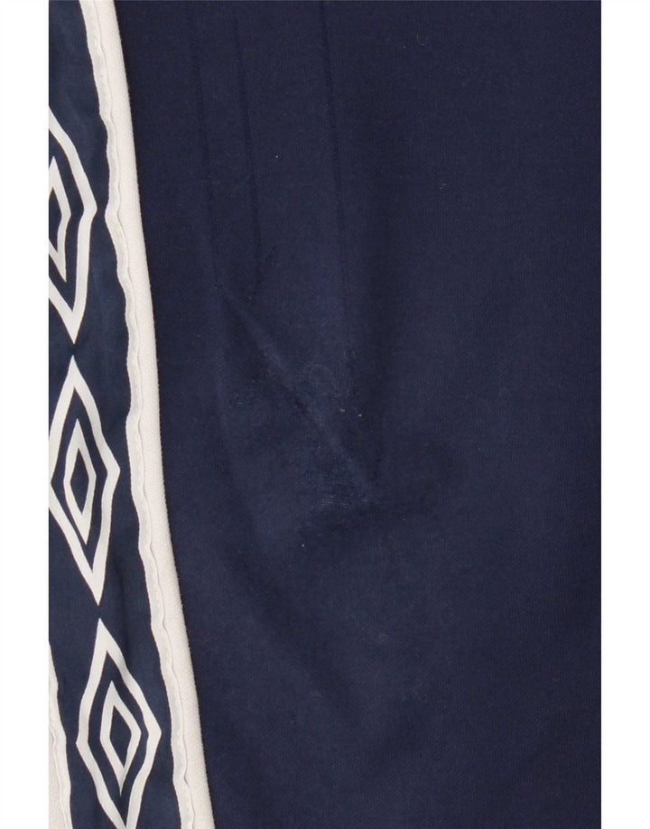 Pantaloni de trening grafic Umbro pentru bărbați Pantaloni de jogging mari, bleumarin, poliester