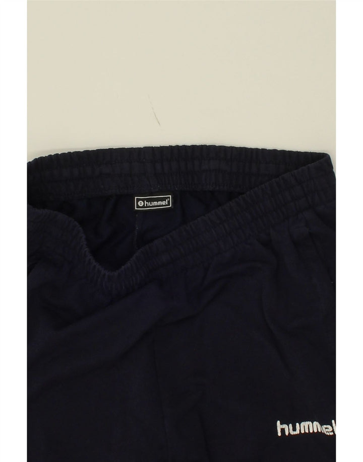 HUMMEL Mens Tracksuit Trousers Joggers Small Navy Blue Cotton Vintage Hummel and Second-Hand Hummel from Messina Hembry 