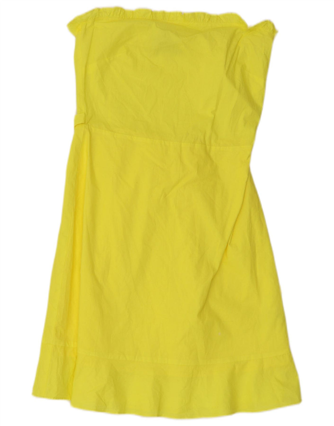 Rochie Oasis pentru femei fără bretele UK 10 Mic galben viscoză