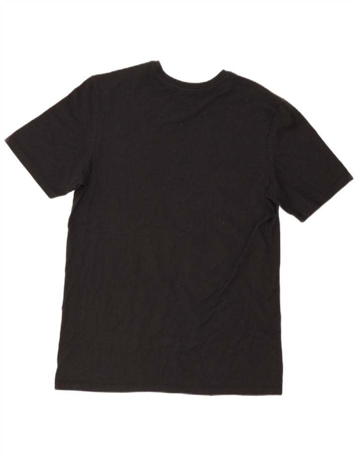 Tricou grafic Nike pentru bărbați Top mediu negru bumbac