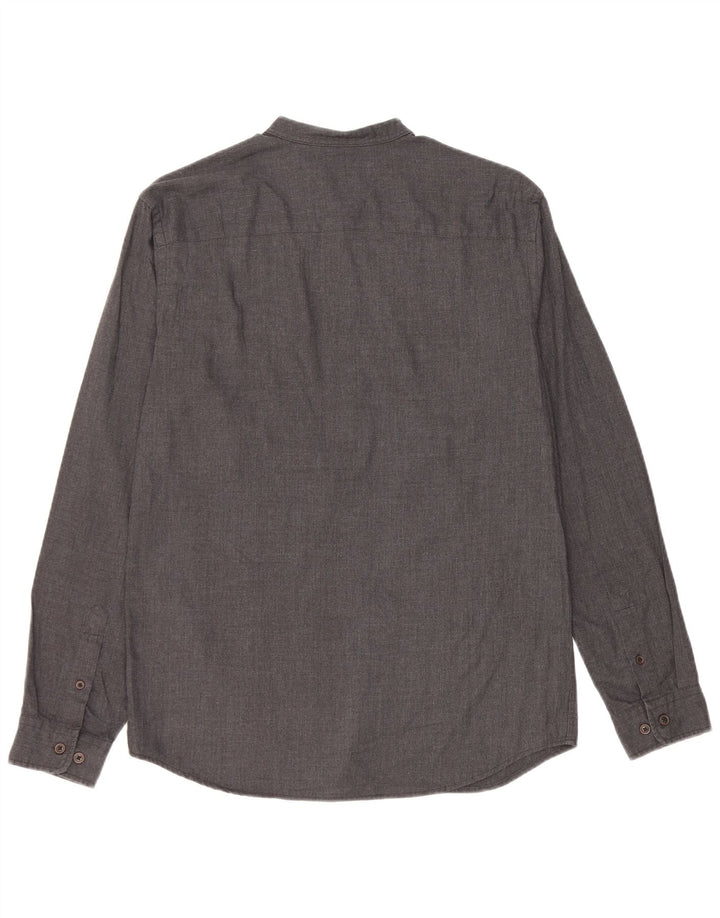 Cămașă Jack & Jones pentru bărbați, bumbac gri mediu