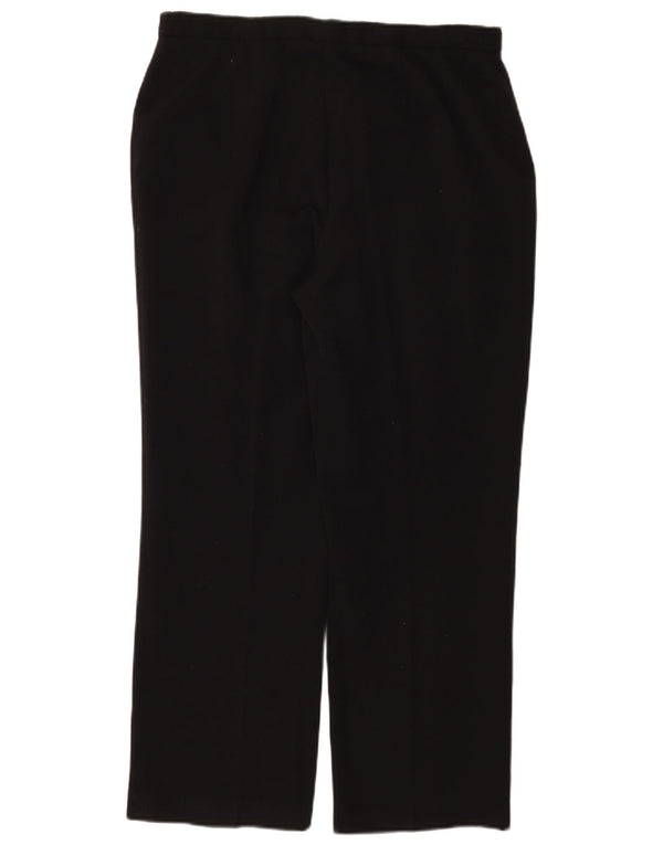 Marks & Spencer Pantaloni de costum scurti drepti pentru femei UK 18 XL W32 L27 Negru