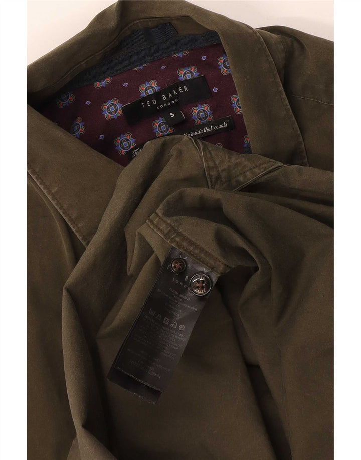 Cămașă pentru bărbați Ted Baker Mărimea 5 XL Bumbac kaki