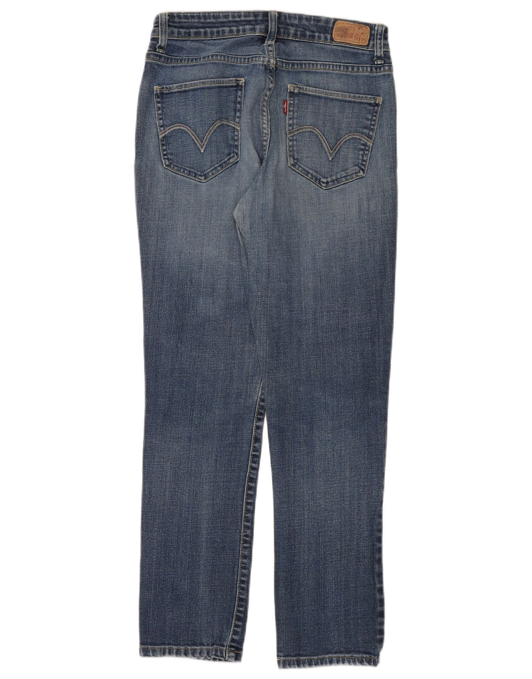 Blugi slim pentru femei Levi's cu talie medie US 8 Medium W28 L28 Bumbac albastru