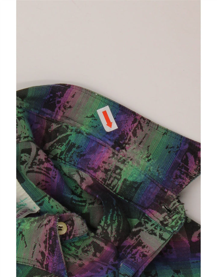 Cămașă EMOZIONI pentru bărbați cu model abstract, bumbac multicolor mare