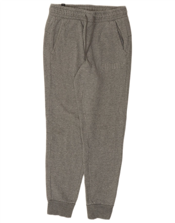PUMA Pantaloni de trening grafic pentru bărbați Pantaloni de jogging Bumbac gri mic