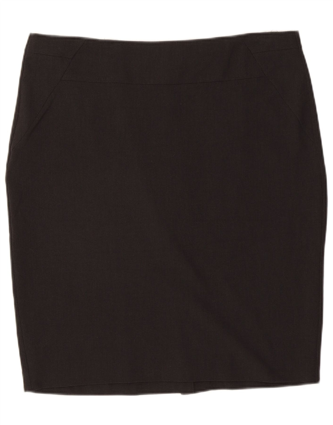 Fusta creion pentru femei Marks & Spencer UK 16 mare W34 poliester gri