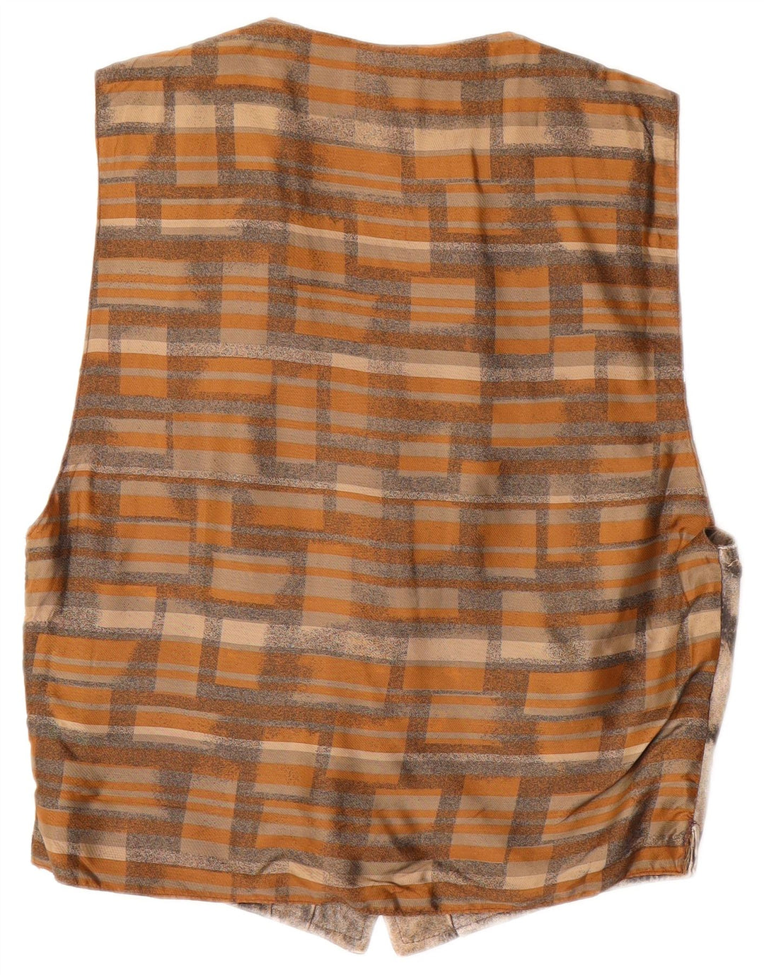 Vestă din piele vintage pentru bărbați, maro mică, din piele colorată