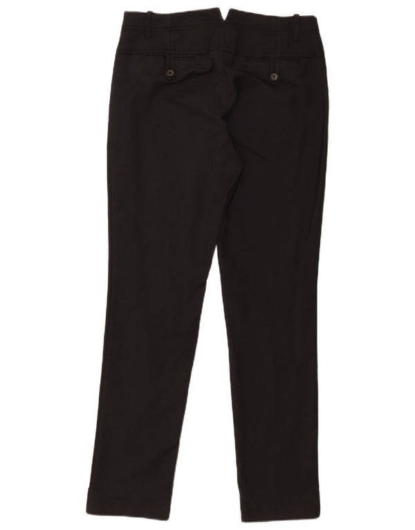 Pantaloni casual slim pentru femei Zara EU 42 Large W32 L29 Negru