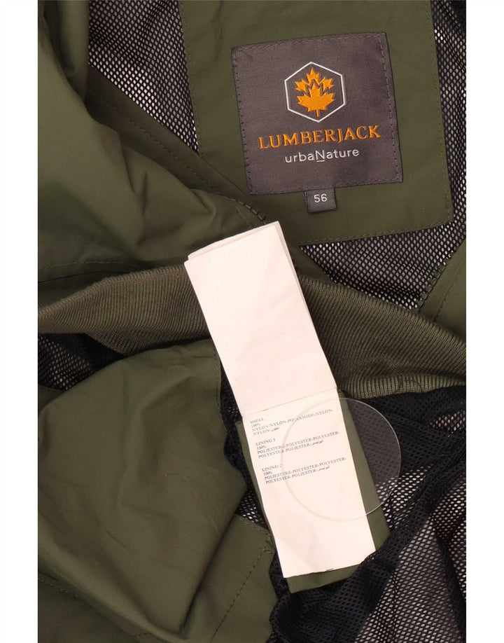 Jachetă bomber pentru bărbați Lumberjack EU 56 3XL Nylon verde