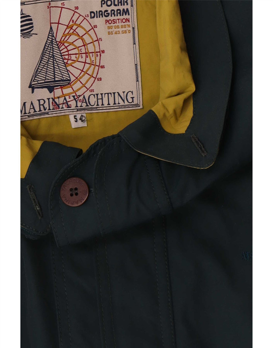 Marina Yachting Jachetă Utilitară Bărbați IT 54 2XL Bumbac Verde