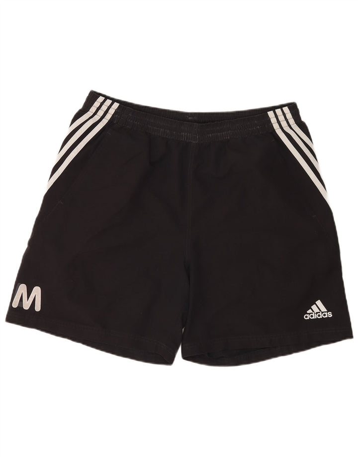 Pantaloni scurți sport grafic pentru bărbați Adidas XL poliester negru