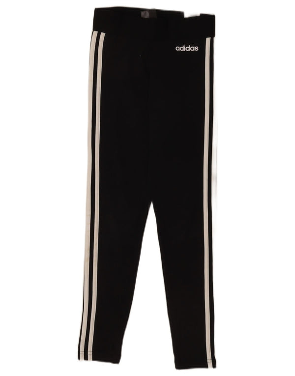 Leggings pentru femei Adidas 3D Arc Graphic UK 4-6 XS Sport din bumbac negru