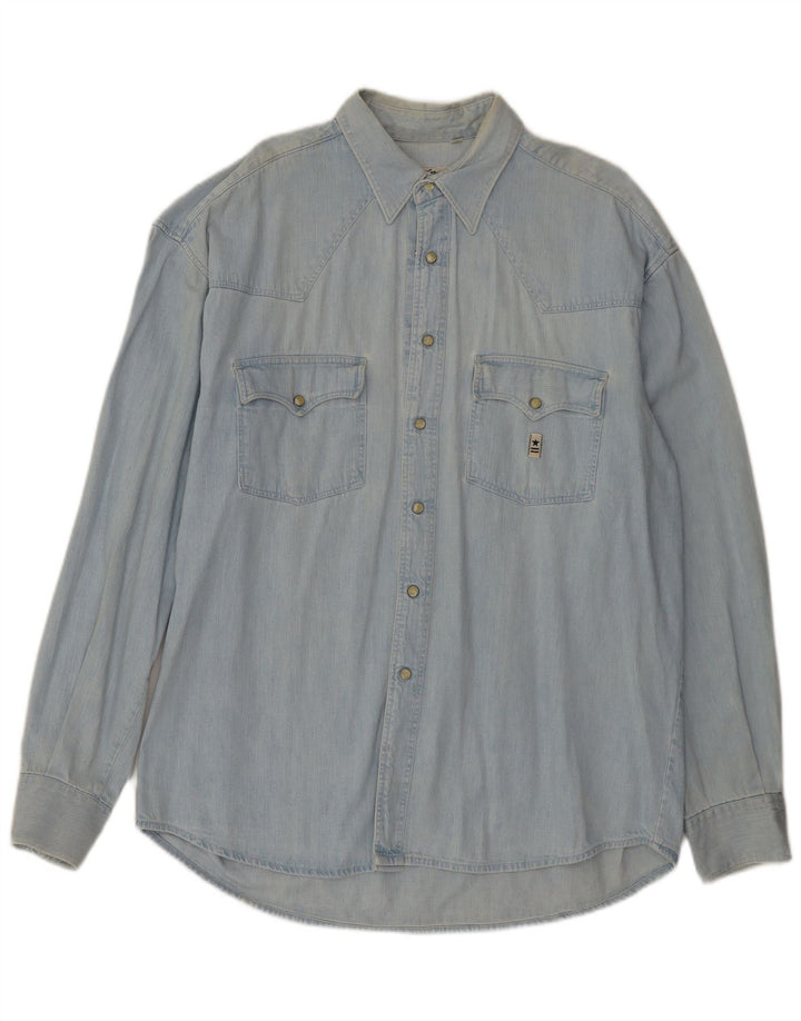 Uniformă Cămașă Denim XL Albastru Bumbac