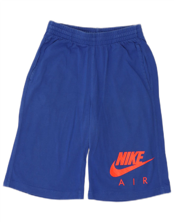 Pantaloni scurți sport grafic Nike pentru băieți 12-13 ani, mari, albastru
