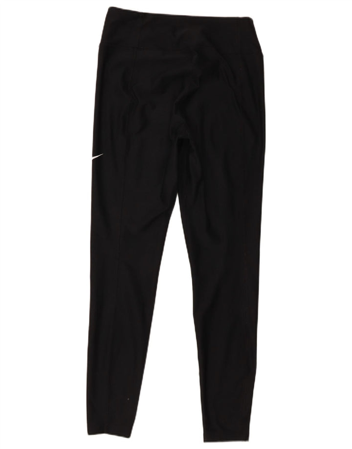 Leggings Nike Dri Fit pentru femei UK 14 Poliester mediu negru