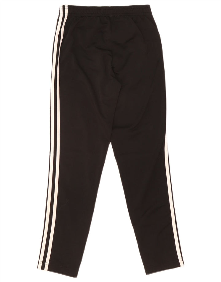 Pantaloni de trening Adidas baieti 9-10 ani poliester negru