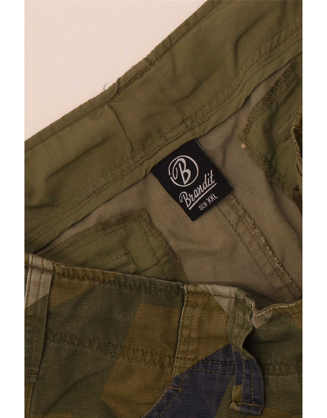 Pantaloni scurți cargo Brandit pentru bărbați 2XL W36 kaki camuflaj