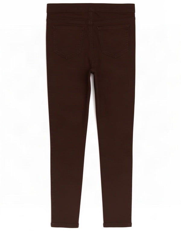 Marks & Spencer Jeans Jegging pentru femei UK 12 Medium W30 L27 Maro Bumbac