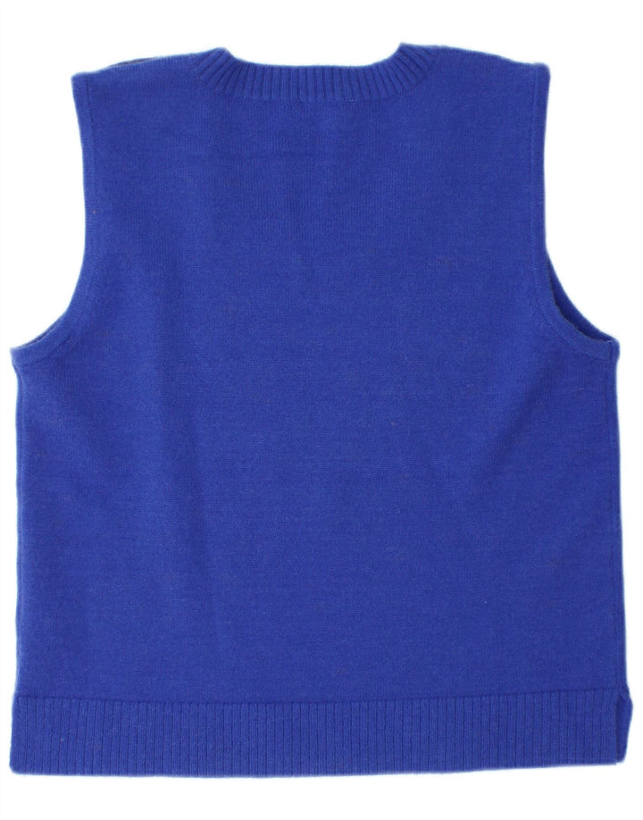 Vestă pentru femei Monsoon Tank Top UK 14 Medium Blue Acrylic