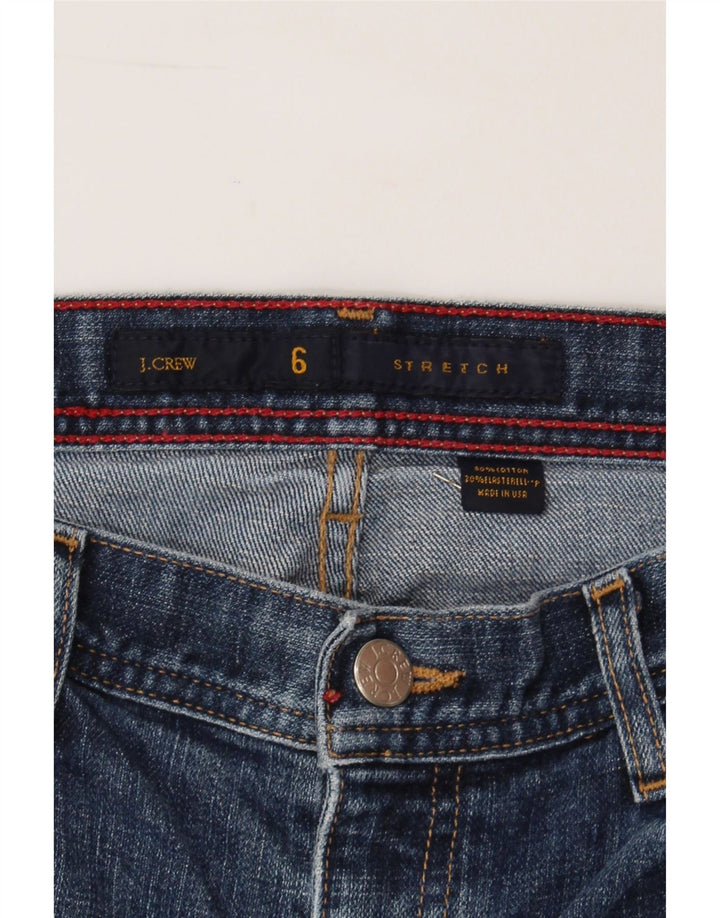 J. CREW Womens Stretch Straight Jeans US 6 Medium W30 L31 Blue Cotton Vintage J. Crew and Second-Hand J. Crew from Messina Hembry 