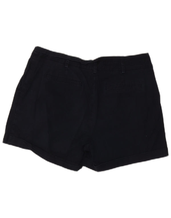 Pantaloni scurti chino pentru femei Oasis UK 12 Medium W34 Bumbac bleumarin