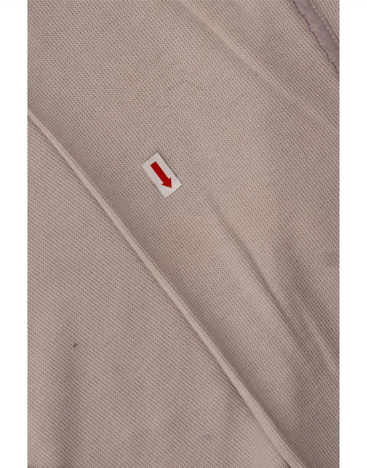 Top pentru bărbați HUGO BOSS cu mânecă lungă XL din bumbac color-bloch alb