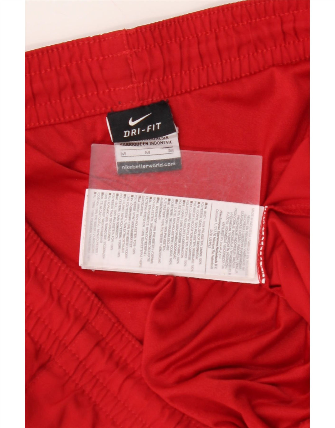 NIKE Mens Dri Fit Sport Shorts Medium Red Polyester