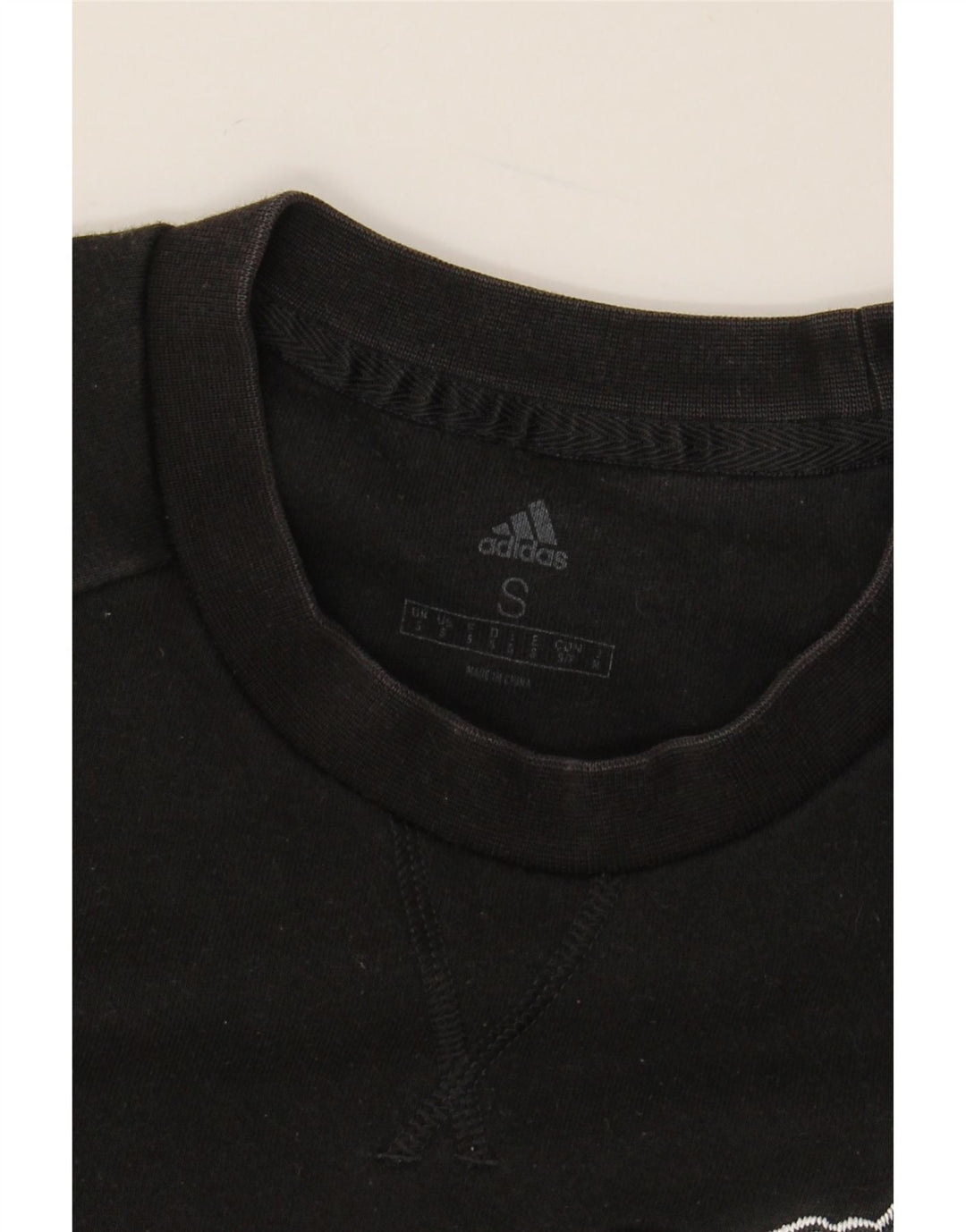 Hanorac grafic pentru bărbați ADIDAS Jumper mic negru