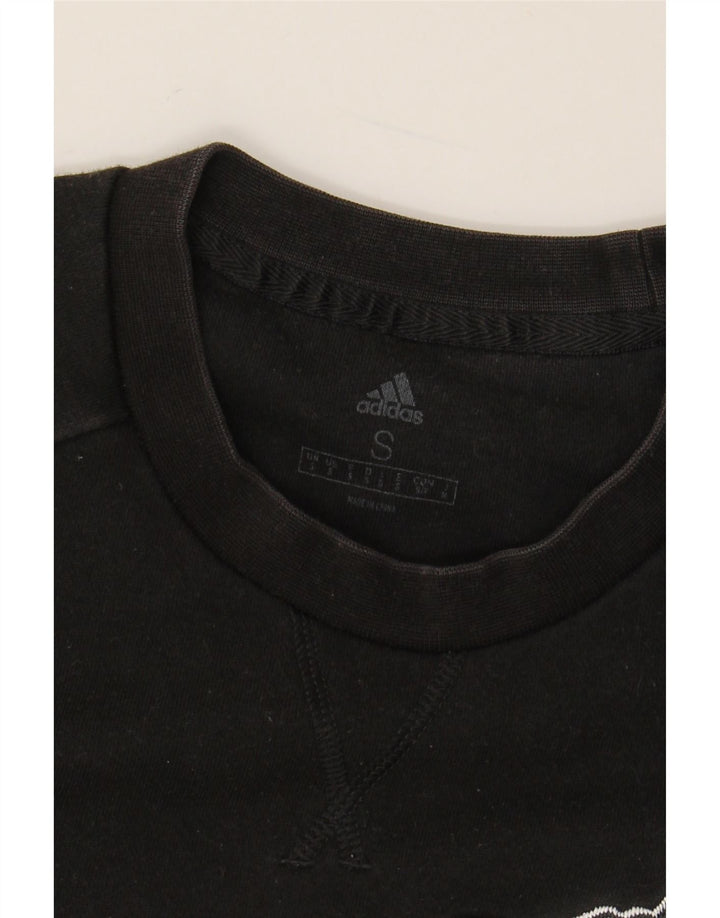 Hanorac grafic pentru bărbați ADIDAS Jumper mic negru