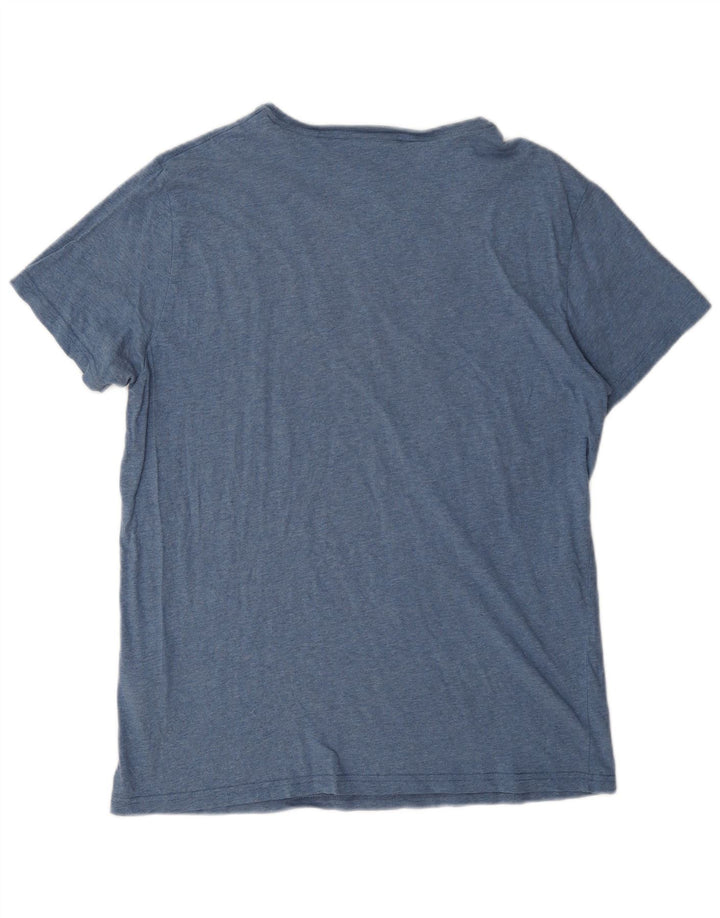 Tricou grafic Gant pentru bărbați Top mare, albastru, bumbac