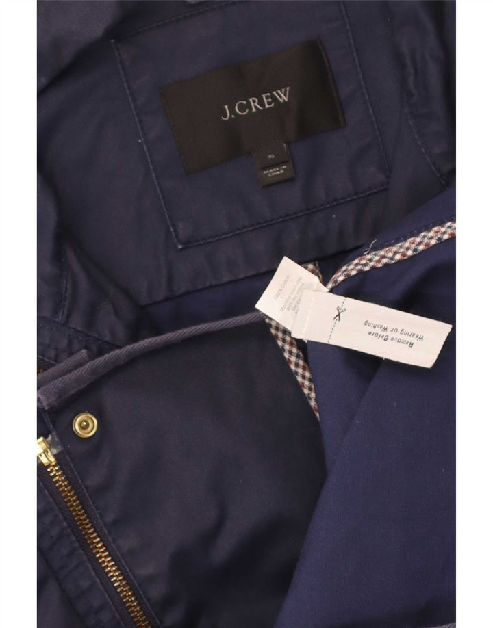 Jachetă utilitare pentru femei J. Crew UK 18 XL bumbac bleumarin