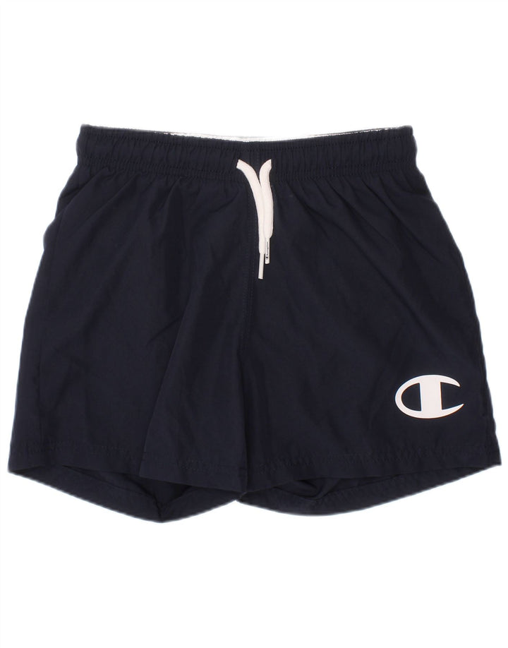 Pantaloni scurți sport CHAMPION Băieți 5-6 ani XS Bleumarin Poliester