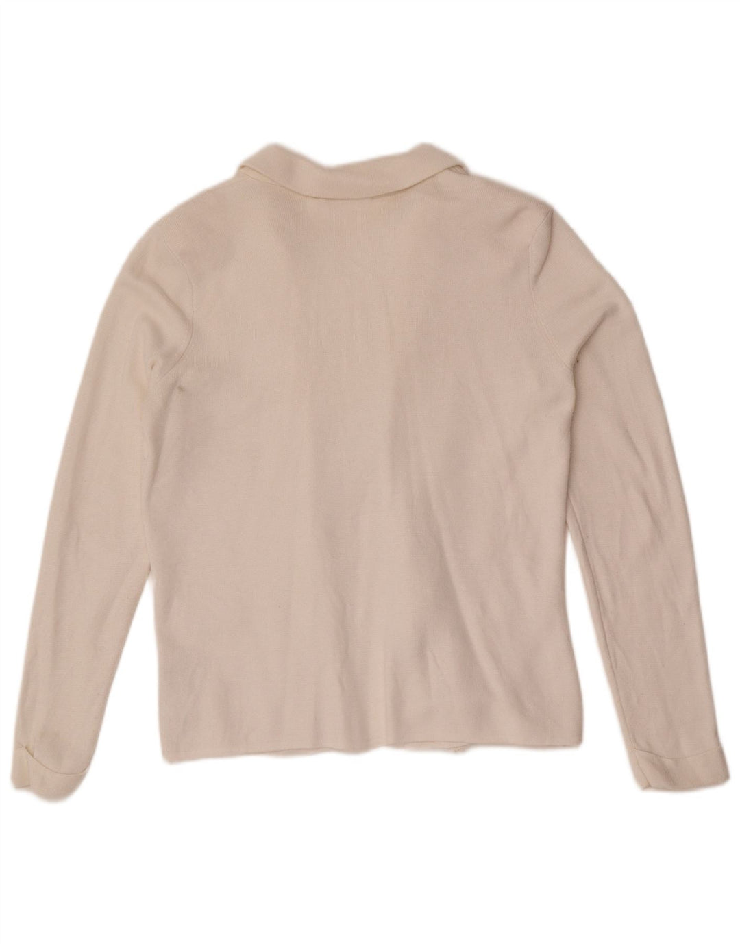 Pulover cardigan deschis pentru femei Marks & Spencer UK 14 Medium Bej Poliamidă