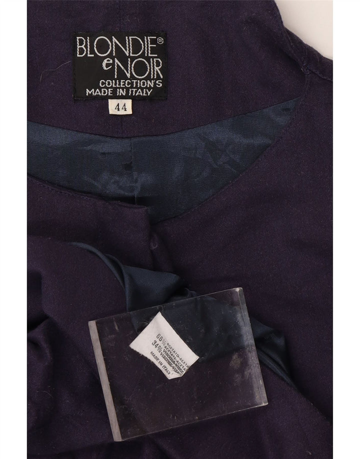 Bomber VINTAGE pentru femei IT 44 Medium Acetat bleumarin